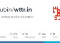 chubin/wttr.in: The right way to check the weather